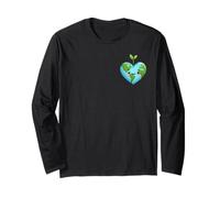 Heart Shaped Earth Day Manga Larga
