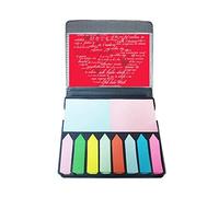 Heart Shaped I Love You Valentine's Day Self Stick Note Color Page Marker Box