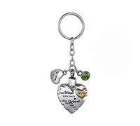 Heart-shaped Keychain Pendant Man And Women Pendant Keepsake Cremation Urn Keychain-with Velvet Packaging Bag,mom