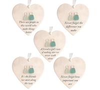 Heart Shaped Sea Glass Friendship Decor, 3D Acrylic Heart Shaped Christmas colgante, ornament Sign, Seasonal Decor Home for Room Holiday Dormitory Schoolbag Apartment Desk