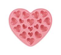 Heart Shaped Silicone Chocolate Mould Set - 18 Cavities Food Grade Silicone Mould | Valentine Chocolate Molds - For Candies Jellies Valentines Thanksgiving Holiday Birthday Party Offices Home School