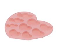 Heart Shaped Silicone Form | 9 - Cavity Baking Pan for Mousse/Chocolate/Cupcakes | Non - Stick, Easy Wash Food Grade Silicone | Home Kitchen Baking Tool
