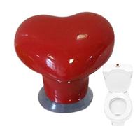 Heart Shaped Toilet Tank Button Aid - Easy Press Toilet Flush Tool, Button Helper Pusher With Ergonomic Design | Toilet Button Extender For Drawer Handles, Tank Lid Push Tool, Bathroom Utility Gadget,