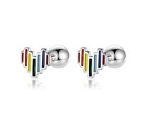 Heart Stud Earrings For Women Wedding Baby Girls Minimalist