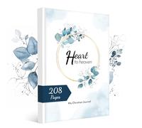 Heart to Heaven - My Christian Journal | 208 Pages | Christian Journal Bible Journal Gratitude Journal for Women | Christian Gift for Women | Prayer Journal for Women Bible Journal Faith Journal