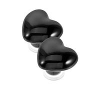 Heart Toilet Button Helper Ceramic Copper Toilet Button Assistant Tool 2Pcs