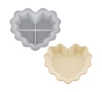 Heart Tray Mold - Love Plate Mould for DIY Craft Projects | Silicone Heart Shaped Trinket Dish with Flexible Non Stick Material & Smooth Edges for Earrings Necklaces Lipsticks Candy And Home Decorate