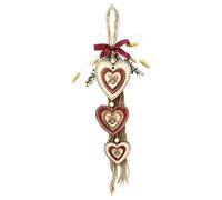 Heart Wall Decor - Wooden 3D Hanging Ornament | Rustic Farmhouse Light