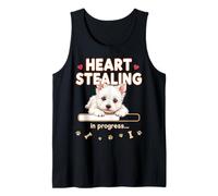 Heart West Highland White Terrier divertido regalo Westie Puppy Camiseta sin Mangas