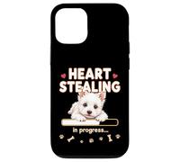 Heart West Highland White Terrier divertido regalo Westie Puppy Carcasa para iPhone 12/12 Pro