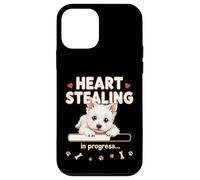 Heart West Highland White Terrier divertido regalo Westie Puppy Carcasa para iPhone 12 mini