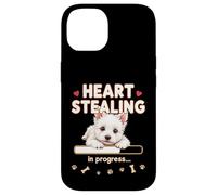Heart West Highland White Terrier divertido regalo Westie Puppy Carcasa para iPhone 14