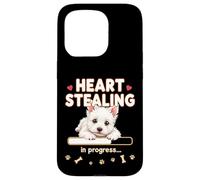Heart West Highland White Terrier divertido regalo Westie Puppy Carcasa para iPhone 15 Pro