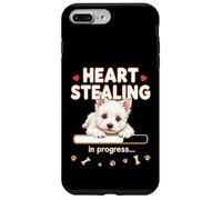 Heart West Highland White Terrier divertido regalo Westie Puppy Carcasa para iPhone 7 Plus/8 Plus
