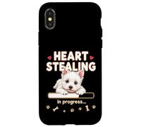 Heart West Highland White Terrier divertido regalo Westie Puppy Carcasa para iPhone X/XS