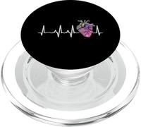 Heartbeat from Human Real Heart Medical Anatomical Graphic PopSockets PopGrip para MagSafe
