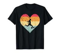 Heartbeat Girls Soccer Ball Vintage Loves Playing Camiseta