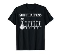 Heartbeat Mecánico Divertido Manual Transmisión Stick Shift Hombres Camiseta gráfica económica