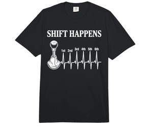 Heartbeat Mecánico Divertido Manual Transmisión Stick Shift Hombres Comfort Colors Adult Heavyweight T-Shirt
