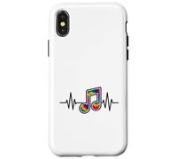 Heartbeat Music Note - Regalo para músicos Carcasa para iPhone X/XS