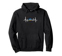Heartbeat Police Police Police Oficial de policía Departamento de policía Sudadera con Capucha