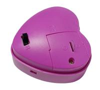 Heartbeat Simulator Box - Chupete Con Sonido Grabable De 30 Segundos De 2,17 X 2,17 X 1,5 Pulgadas, Chupete De Repuesto Para Latidos Del Corazón | Ayuda Calmante Para El Entrenamiento De Mascotas Para