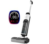 Hearten Aspiradora Fregadora Sin Cable, Desinfección con Agua Electrolizada, Diseño Autopropulsado Fregona Electrica, Autolimpieza, LED, Navegación por Voz, de Bordes, para Suelos Duros,Madera y más