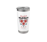 Heartfelt Blooms Boho Floral Vaso térmico de acero inoxidable de doble pared