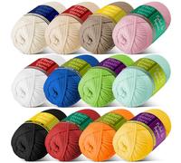 Hearth & Harbor Hilo, Algodón, Multicolor, 12 unidades