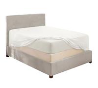 Hearth & Harbor Sábana Bajera de Bolsillo extraprofundo, Microfibra de 1800 Hilos, ultrasuave, para colchones de hasta 24 Pulgadas, Color Blanco