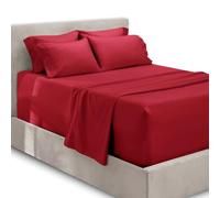 Hearth & Harbor Sábanas con Bolsillo extraprofundo, se Adapta a colchones de 18 a 24 Pulgadas de Profundidad, Juegos de sábanas de tamaño King de 6 Piezas, sábanas de tamaño King con Bolsillo