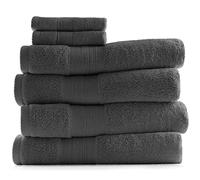 Hearth & Harbor Toallas de baño para baño, 100% algodón Hilado en Anillo, Juego de Toallas de baño de Lujo, Ultra Suaves y Altamente absorbentes, Juego de 6 Piezas (4 Toallas de baño, 2 toallitas),