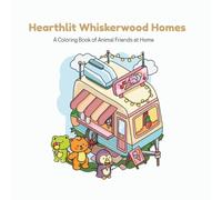 Hearthlit Whiskerwood Homes: A Coloring Book of Animal Friends at Home
