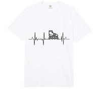 Heartline Roller Skating Patinador ECG Comfort Colors Adult Heavyweight T-Shirt
