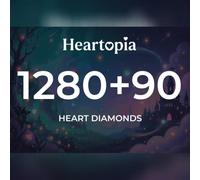 Heartopia - 1280+90 Heart Diamonds Direct Top-Up - GLOBAL
