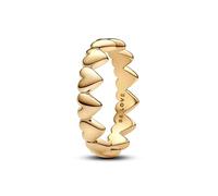 Hearts 14k Gold-Plated Ring