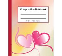 Hearts and Flowers Composition Notebook