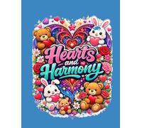 Hearts and Harmony: A Valentine’s Colouring Book: Romantic Designs with Hearts, Fractals, and Mandalas for Relaxation