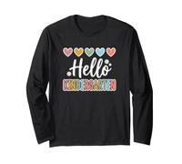 Hearts Back to School Hello Kindergarten Manga Larga
