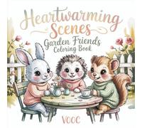 Heartwarming Scenes: Garden Friends Coloring Book - 50 Cozy Countryside Adventures with Adorable Animal Characters for Relaxation, Stress Relief, and ... Naughty - Funny and Cute Coloring)