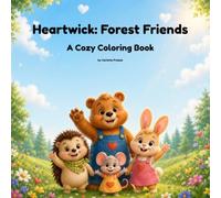 Heartwick: Forest Friends: A Cozy Woodland Animal Coloring Book for Kids, Teens & Adults