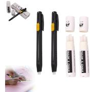Heat Erasable Fabric Marker for Sewing, Embroidery, Quilting, DIY Sewing Tools, Washable Erasable Replaceable Refill Marker Pen for Many Fabrics (Set 3)