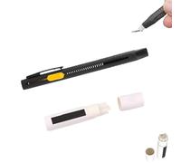 Heat Erasable Fabric Marker for Sewing, Embroidery, Quilting, Washable Erasable Replaceable Refill Marker Pen, Suitable for Cotton, Knitted Fabrics, with Replaceable Refill (1Pen+20Refills)