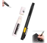 Heat Erasable Fabric Marker for Sewing, Washable Erasable Replaceable Refill Marker Pen, Embroidery, Quilting, for Knitted Fabrics, Cotton, DIY Sewing Tools (1 Pen + 20 Premium Refills)