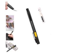 Heat Erasable Fabric Marker for Sewing, Washable Markers with Replaceable Refill,Heat Erasable Fabric Pens, Suitable for Knitted Fabrics, Cotton, DIY Sewing Tools (black 1PCS)
