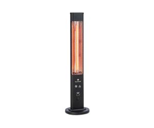 Heat Guru 1200W Calefaccion Infrarrojos Exterior Negro