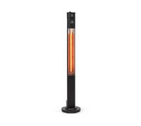 Heat Guru 2000W Calefaccion Infrarrojos Exterior Negro