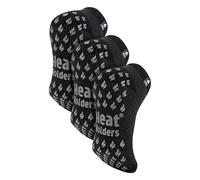 Heat Holders - 3 pares de calcetines térmicos de tobillo de corte bajo para hombre multipack para invierno, gris oscuro, ^