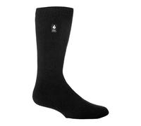 HEAT HOLDERS - Calcetines térmicos originales de 2,3 Tog para hombre y mujer | 3 tallas | Calcetines gruesos, cálidos y esponjosos aislantes para el invierno | Ideales para Raynaud, Negro, 24-26