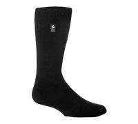 HEAT HOLDERS Calcetines térmicos originales de 2,3 tog para hombre y mujer, 3 tamaños, calcetines gruesos y cálidos para invierno, ideales para Raynauds, Negro, 12-14
